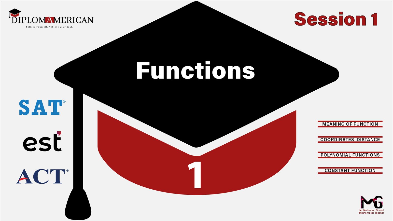 Functions 1 – Session 1